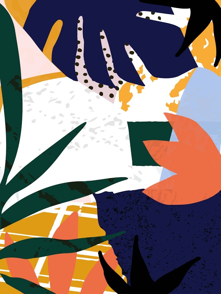 Abstract Tropical Leaves 1