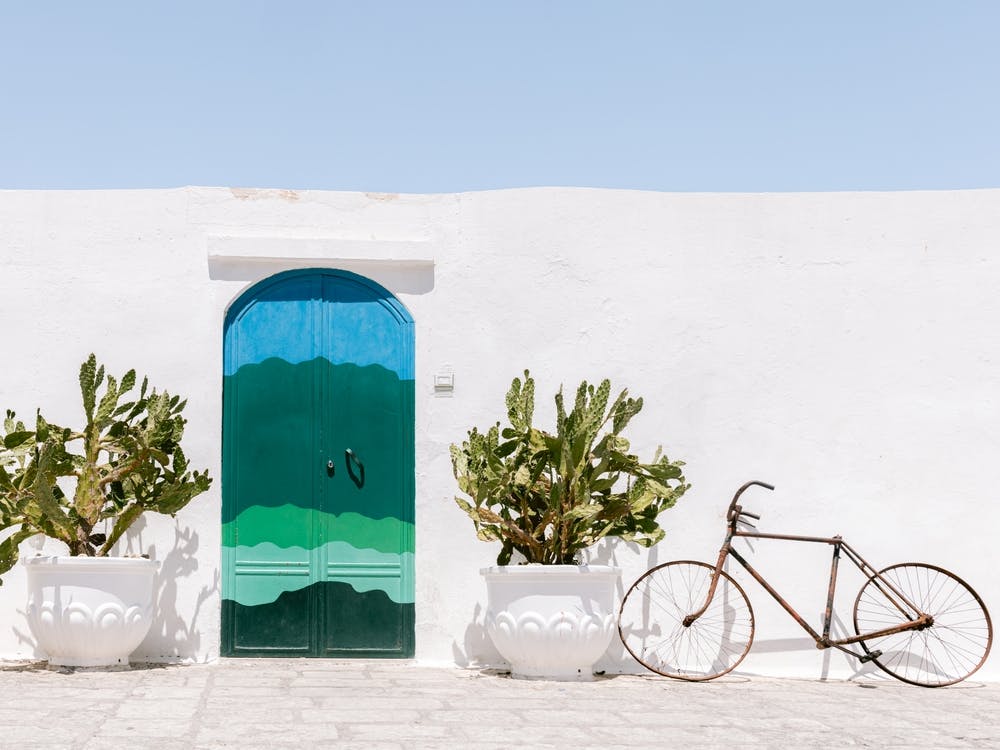 Colorful Gate to Ostuni