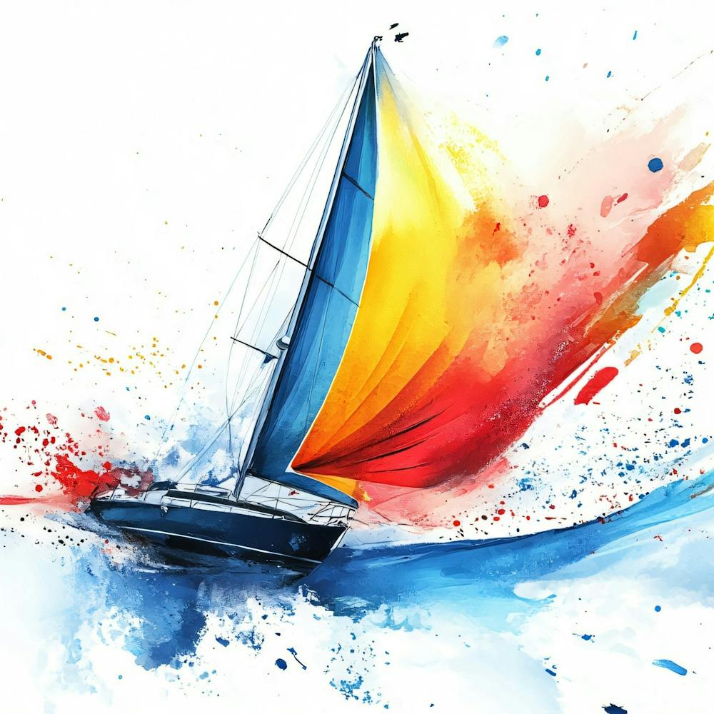 Sailboat Painting