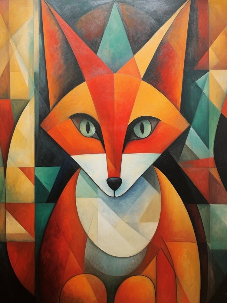 Fox Abstract Pop Art 8