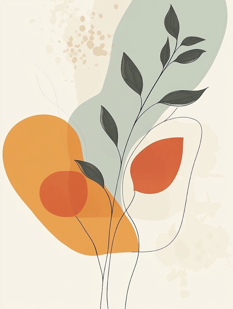 Abstract Floral Painting 1