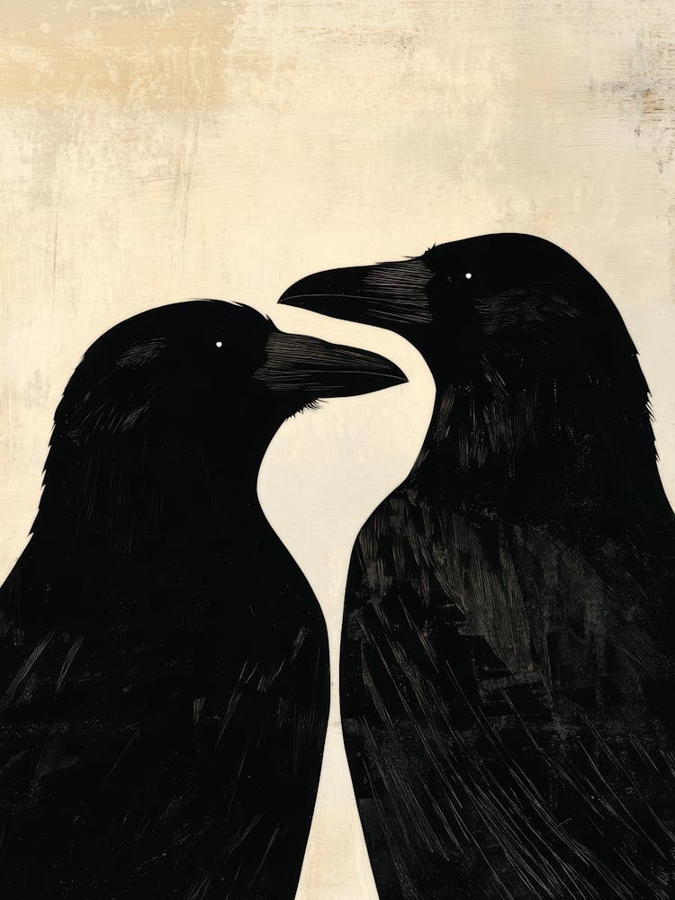 Crows Canvas Print