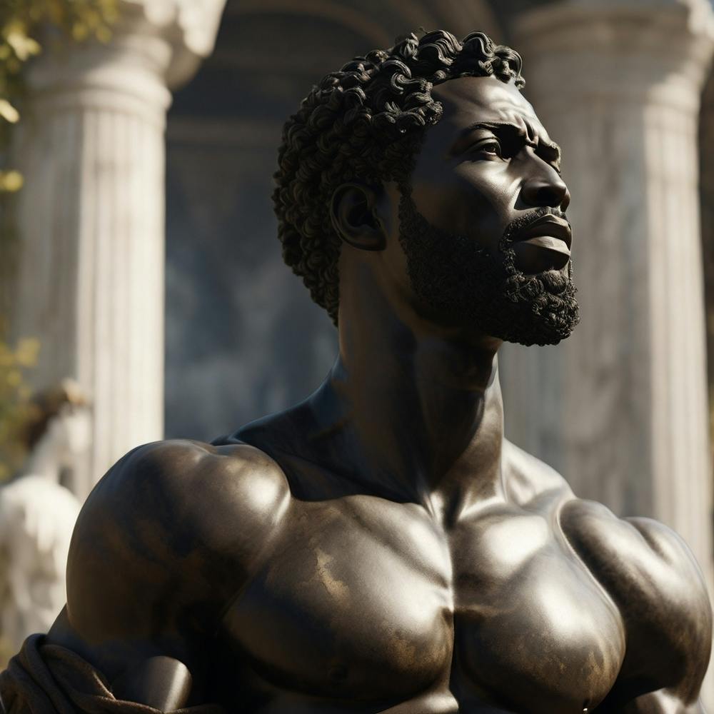 Statue Of A Man