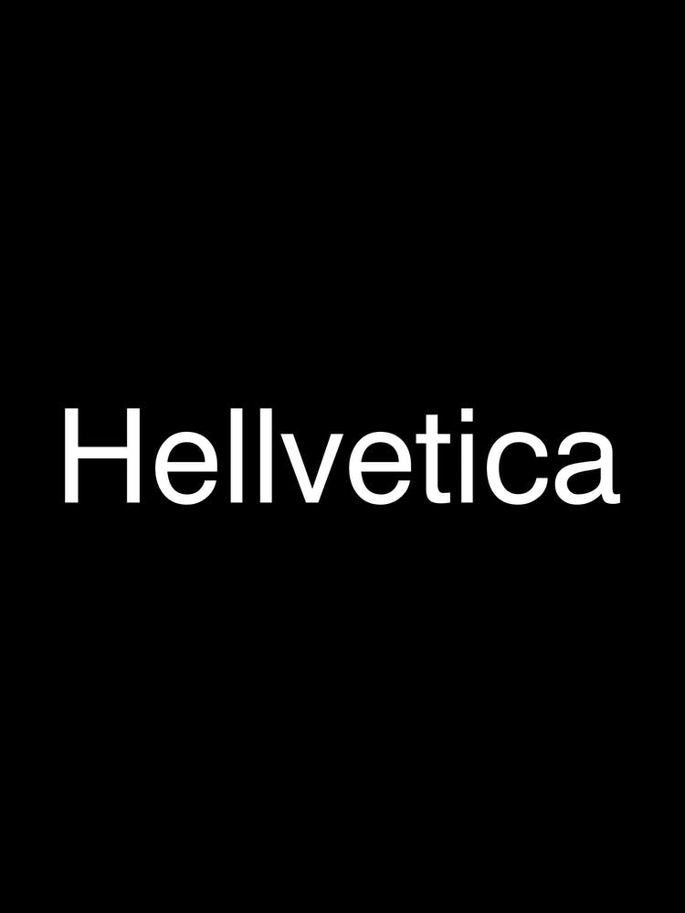 Hellvetica - Graphic design Typography