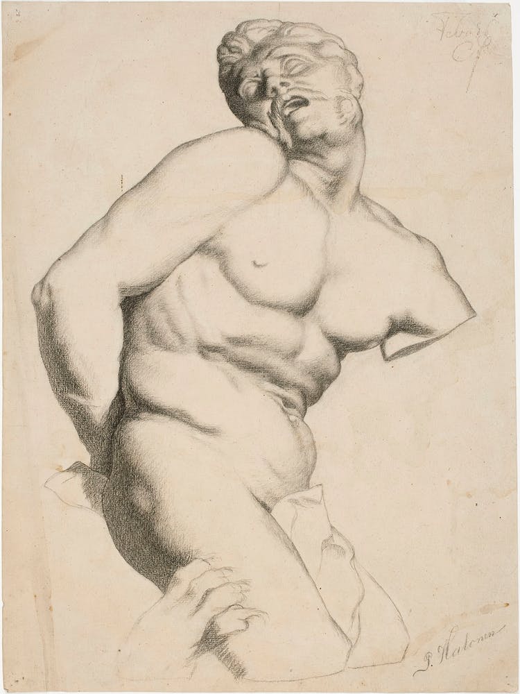 Milo Of Croton, Part of P. Puget's Sculpture Group (1886), Pekka Halonen