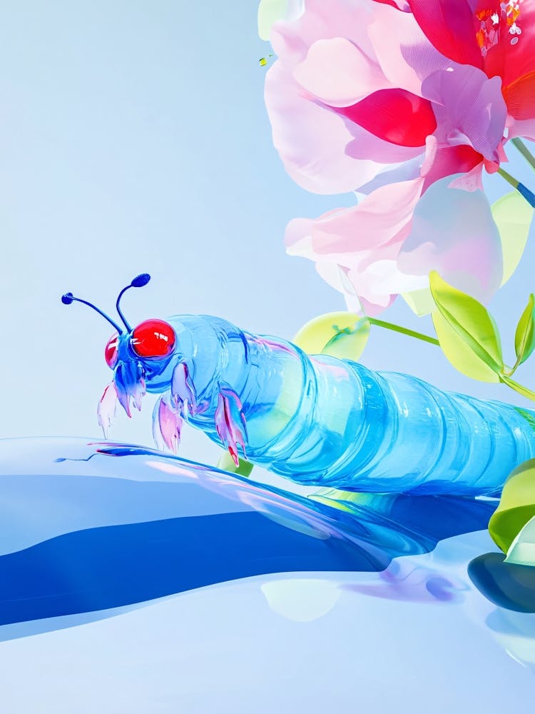 Blue Caterpillar