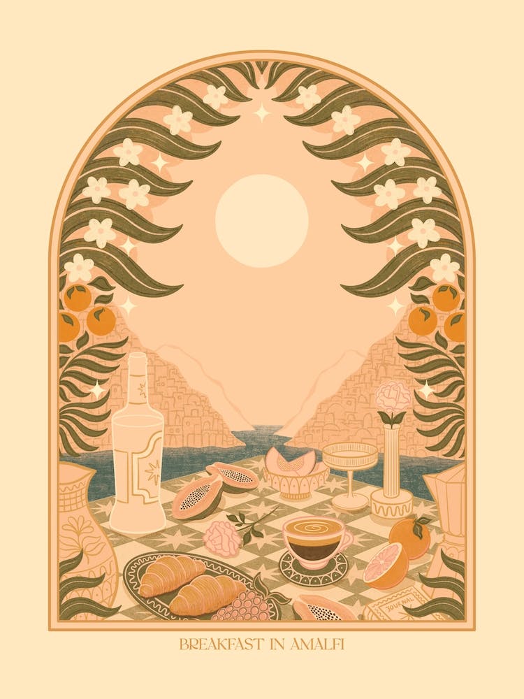 Amalfi Travel Still Life  