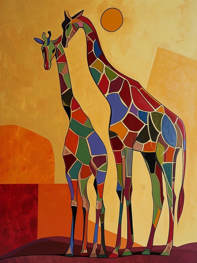 Abstract Geometric Giraffes 9
