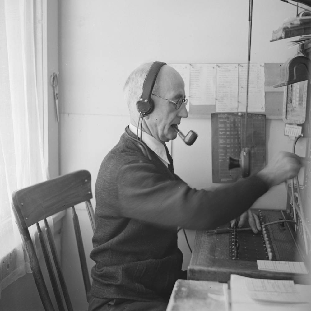 Telephone Operators, Littlefork, Minnesota By Russell Lee