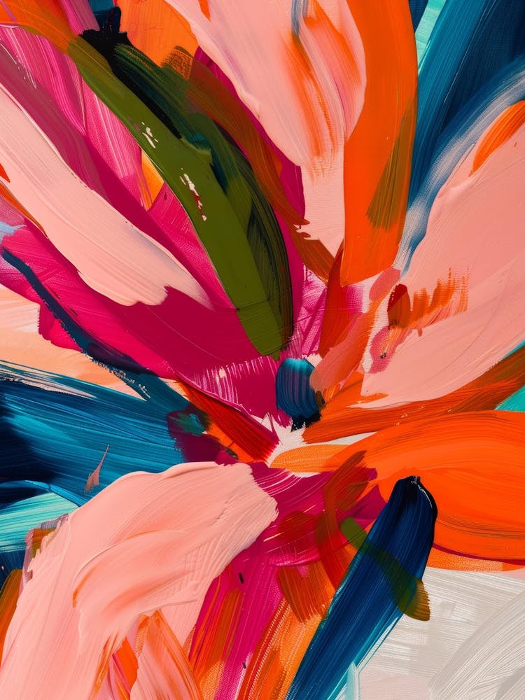 Abstract Flower Painting 19