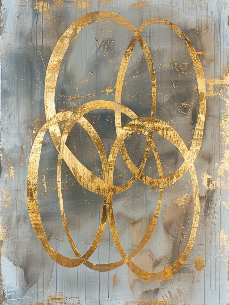 Gold Circles 9
