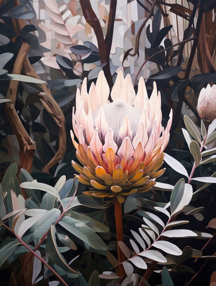 Flower Illustration Protea 8