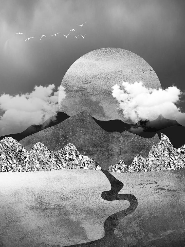 Moon And Clouds