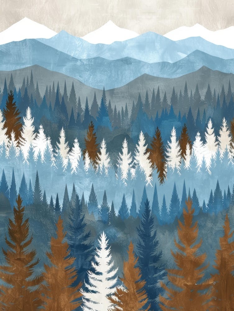 Smoky Mountains - Impression sur toile