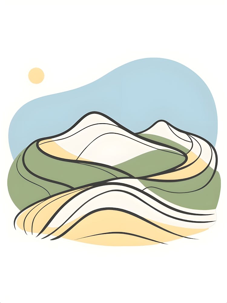 Landscape With Mountains 1