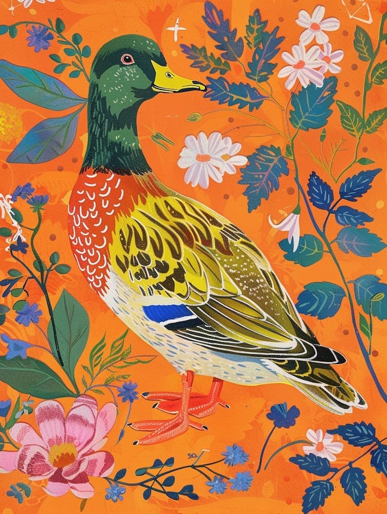 Spring Birds Mallard Duck 2