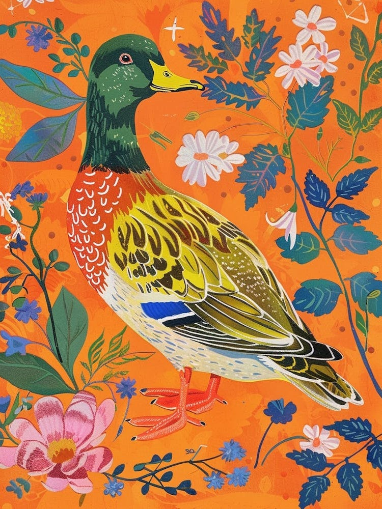 Spring Birds Mallard Duck 2