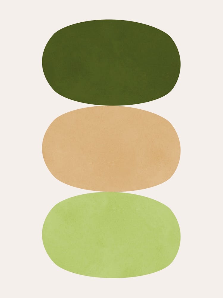 Colored ovals 3