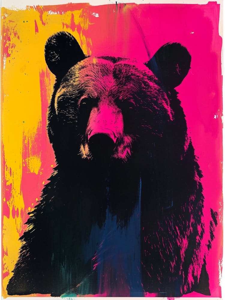 Polaroid Style Bear 1