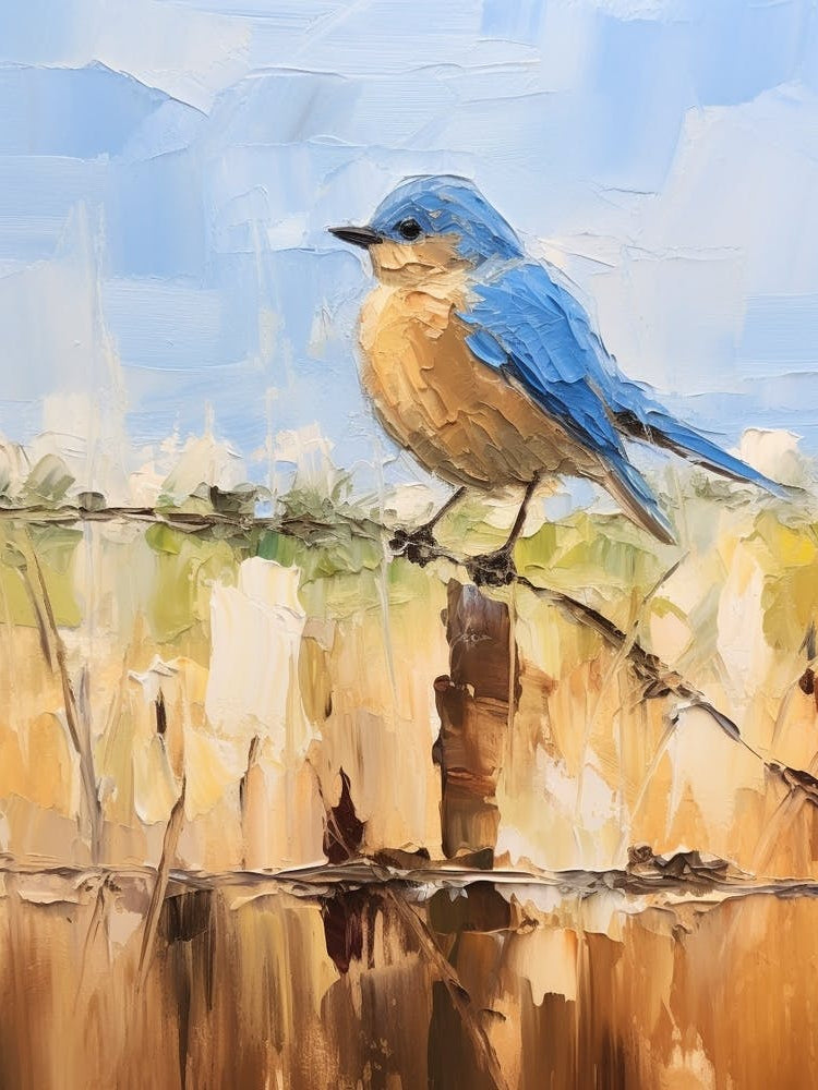 Bird Painting Bluebird 3