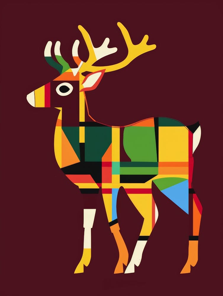 Colorful Deer