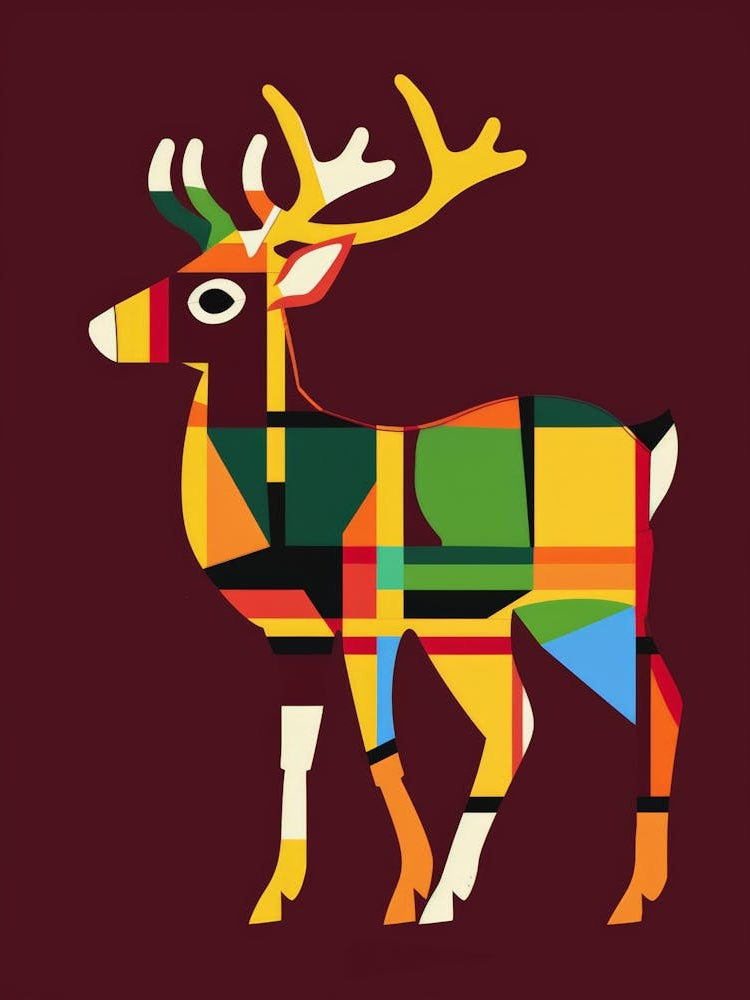 Colorful Deer