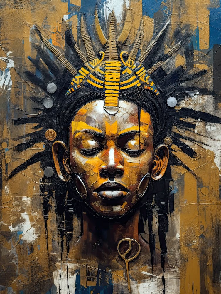 Tribal Elegance Chronicles: Masked Marvels of Africa