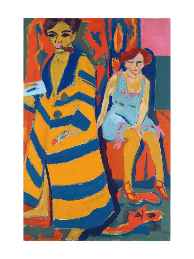 Self Portrait With A Model