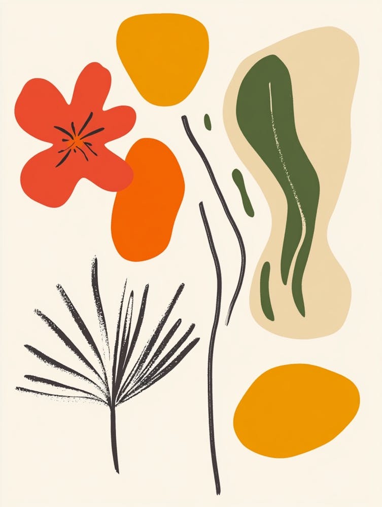 Abstract Floral Painting 40