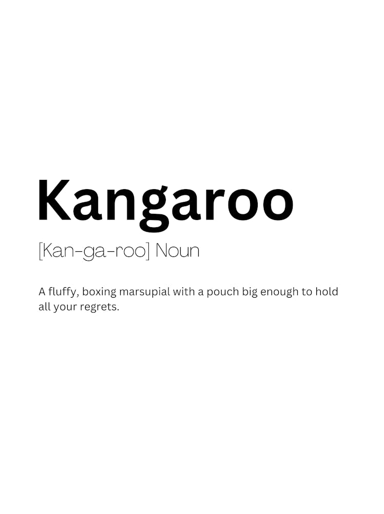 Kangaroo Definition Meaning