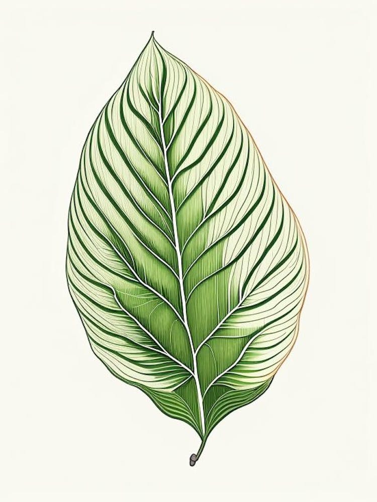 Hosta Leaf Warm Tones 4