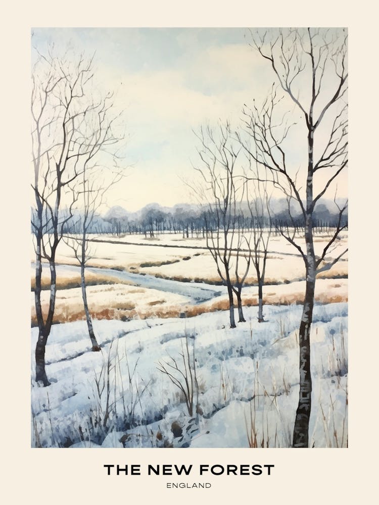 The New Forest England 1 Poster