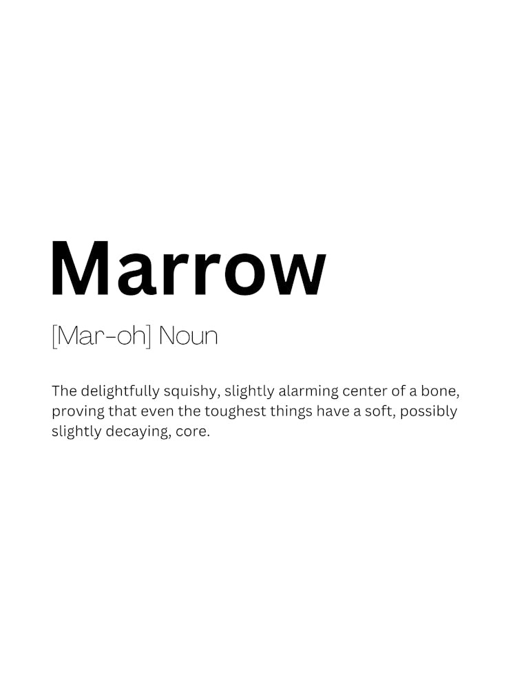 Marrow Definition Meaning