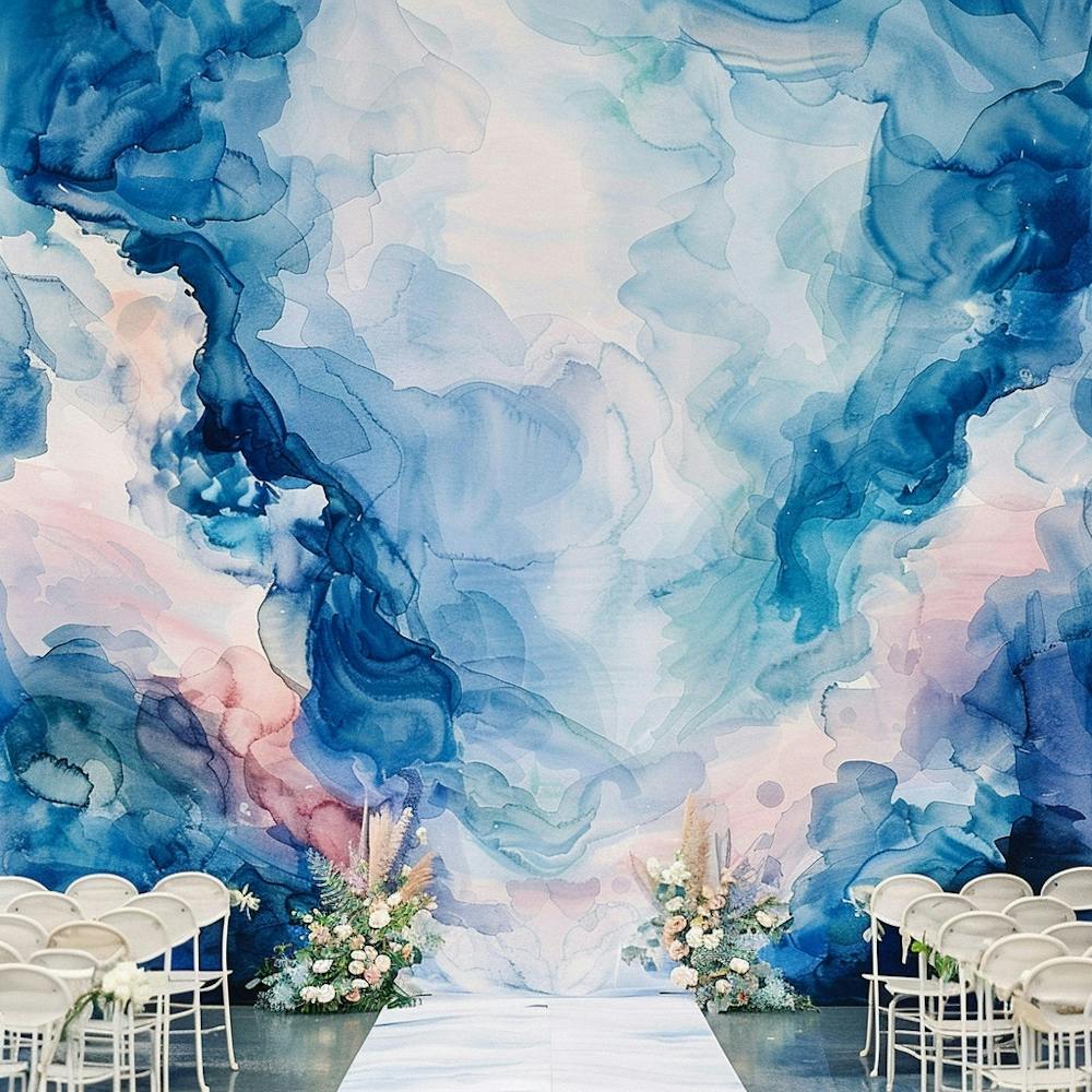 Toile de Fond de Mariage Abstraite