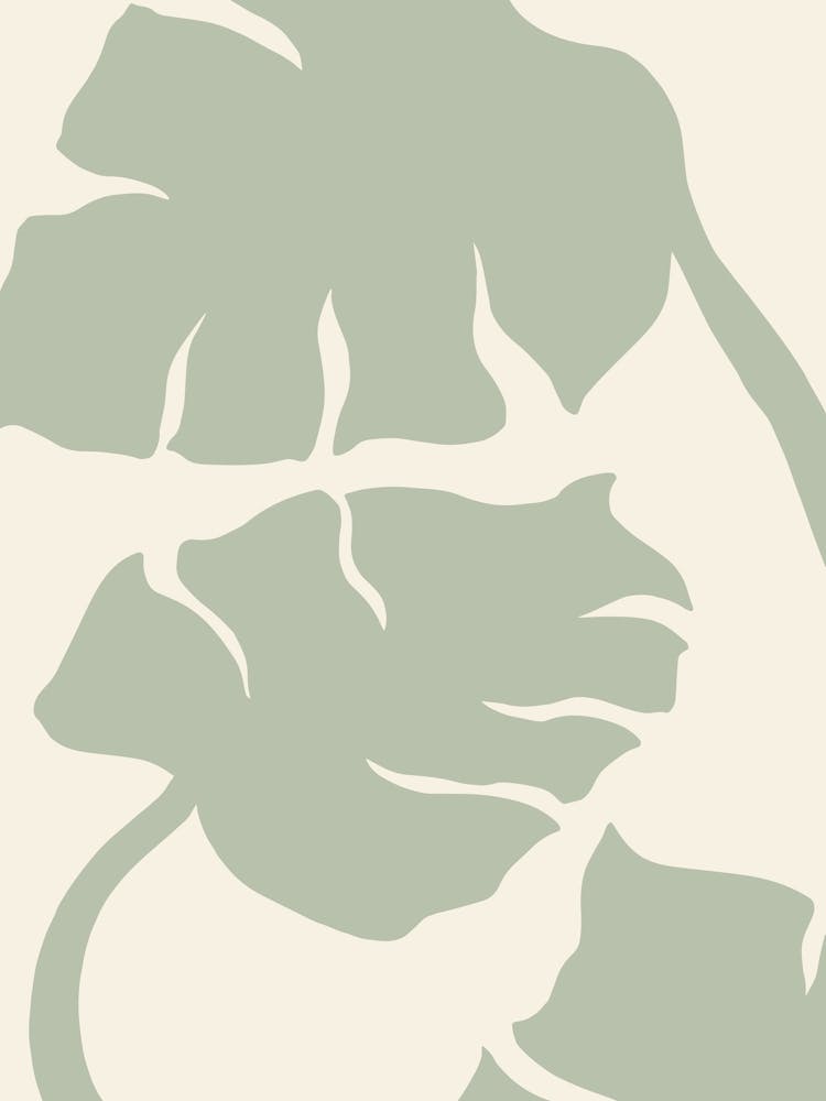 Green Leaf Art Poster_2456421