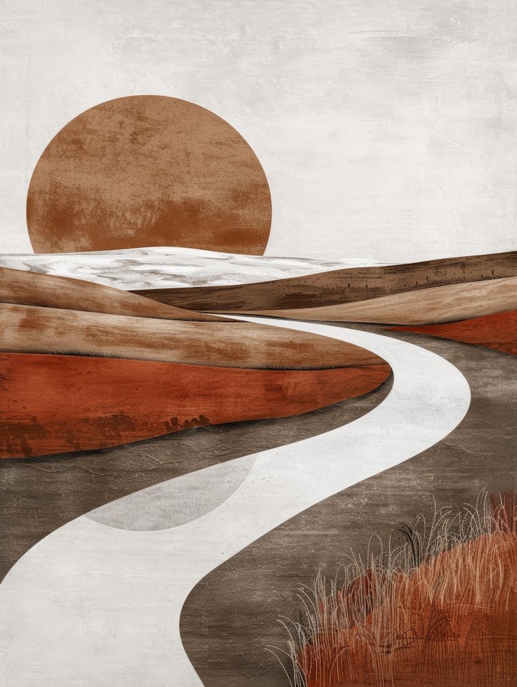 Route au Coucher de Soleil 6