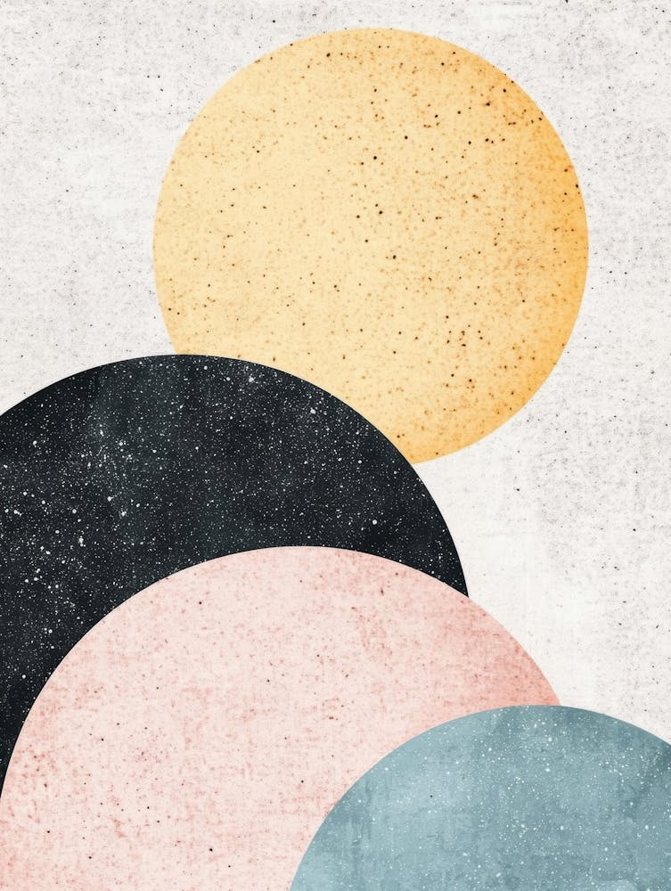 Abstract Circles Canvas Print 35