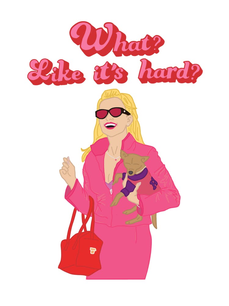 Elle Woods - Legally blonde - Inspiring lawyer women collection 