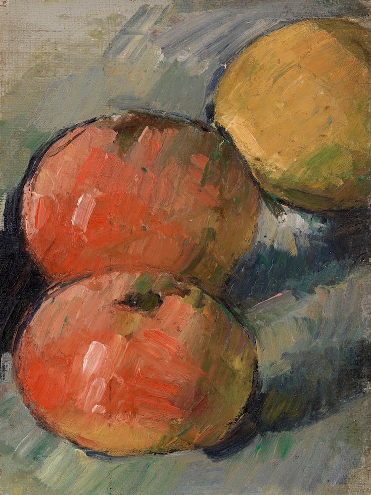 Two And A Half Apples, Paul Cézanne