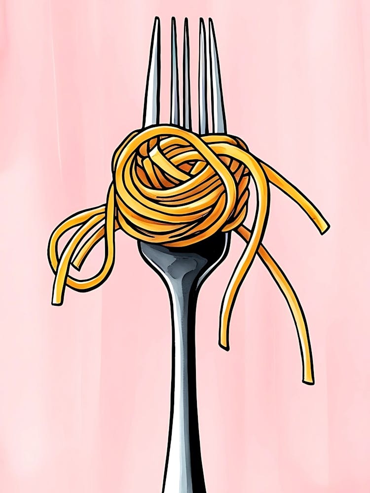 Fork And Spaghetti 1