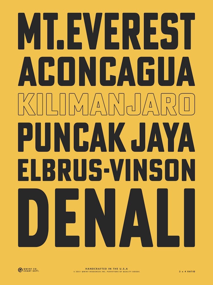 The Seven Summits 1