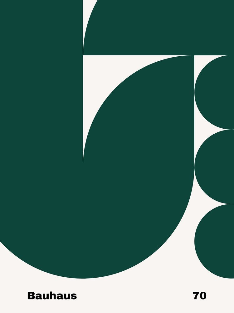Geometric Bauhaus Poster 70