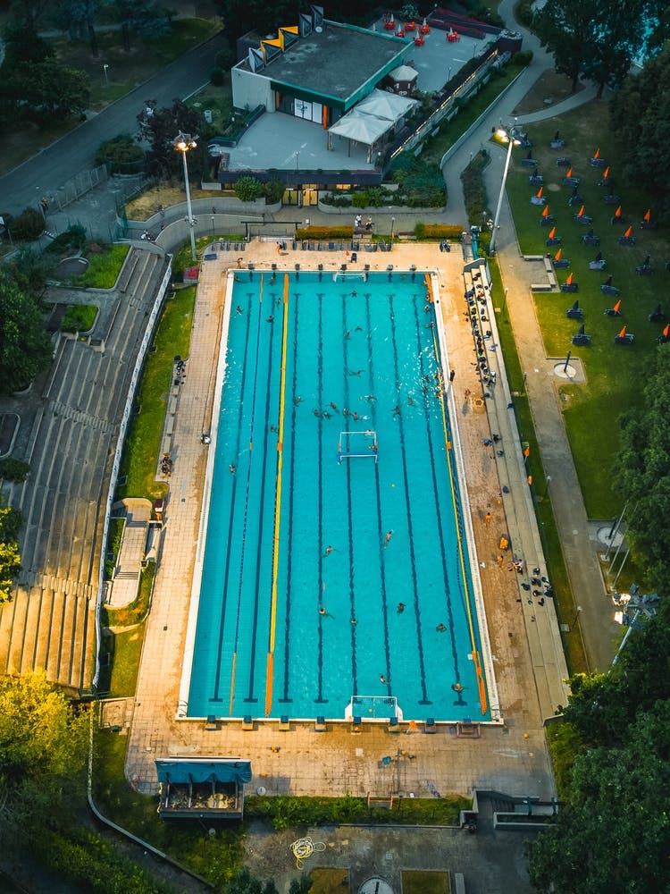 Impression de water-polo. Milano, Italia