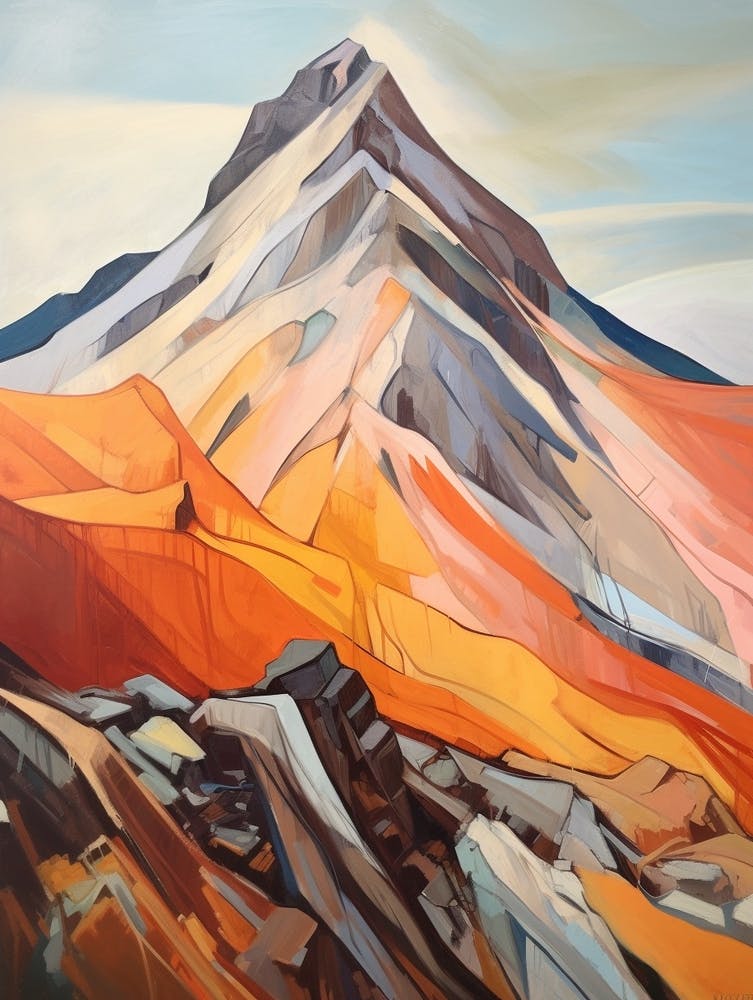 Carnedd Llewelyn Wales 2 Mountain Painting