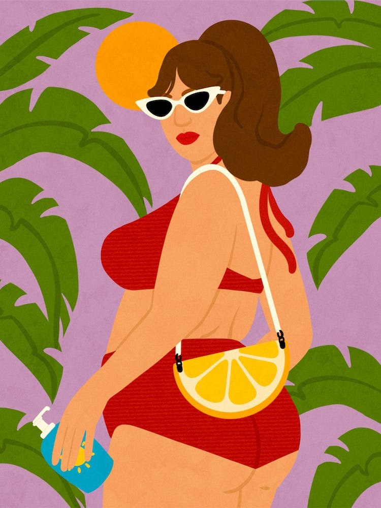 Bikini-Schönheit