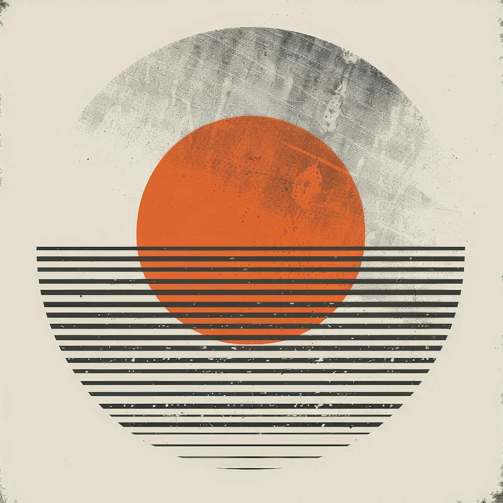 Sunset In A Circle 1