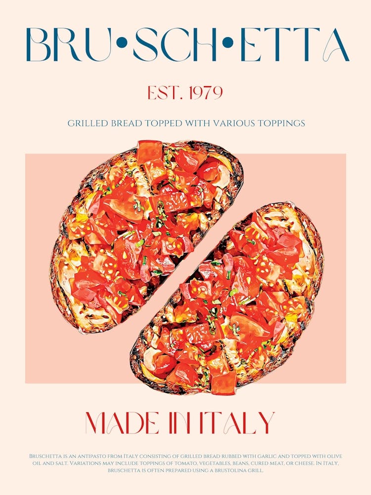 34ratio Bruschetta-Druck