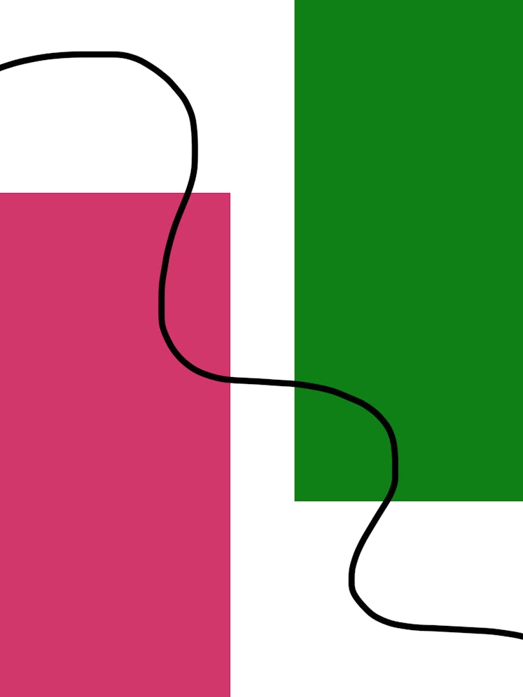 Pink And Green Squares