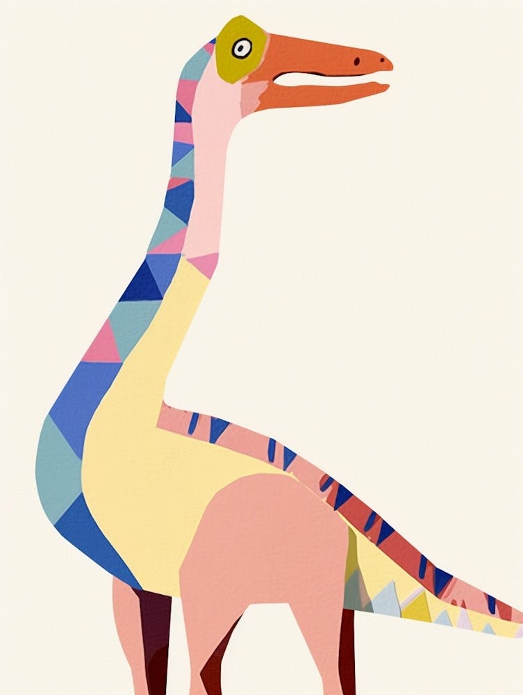 Nursery Dinosaur Art Coelophysis 1