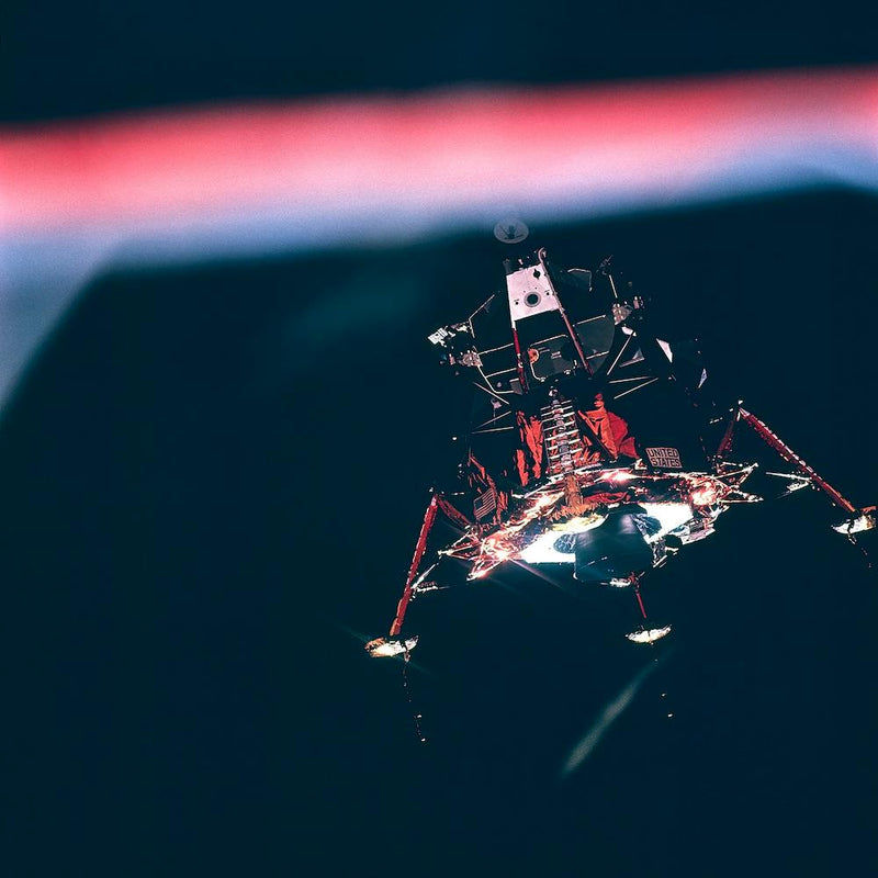Onboard Apollo 11, Eagle Prior To Descent To The Moon